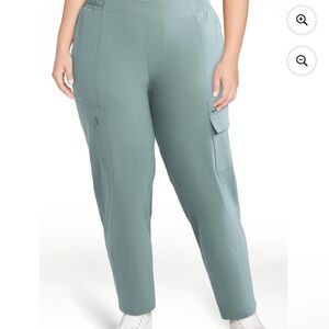 Avia Green Track Pants with Elastic Waistband